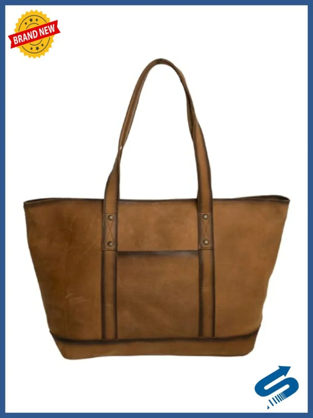 Full grain leather hobo bag with zip top and slip pockets